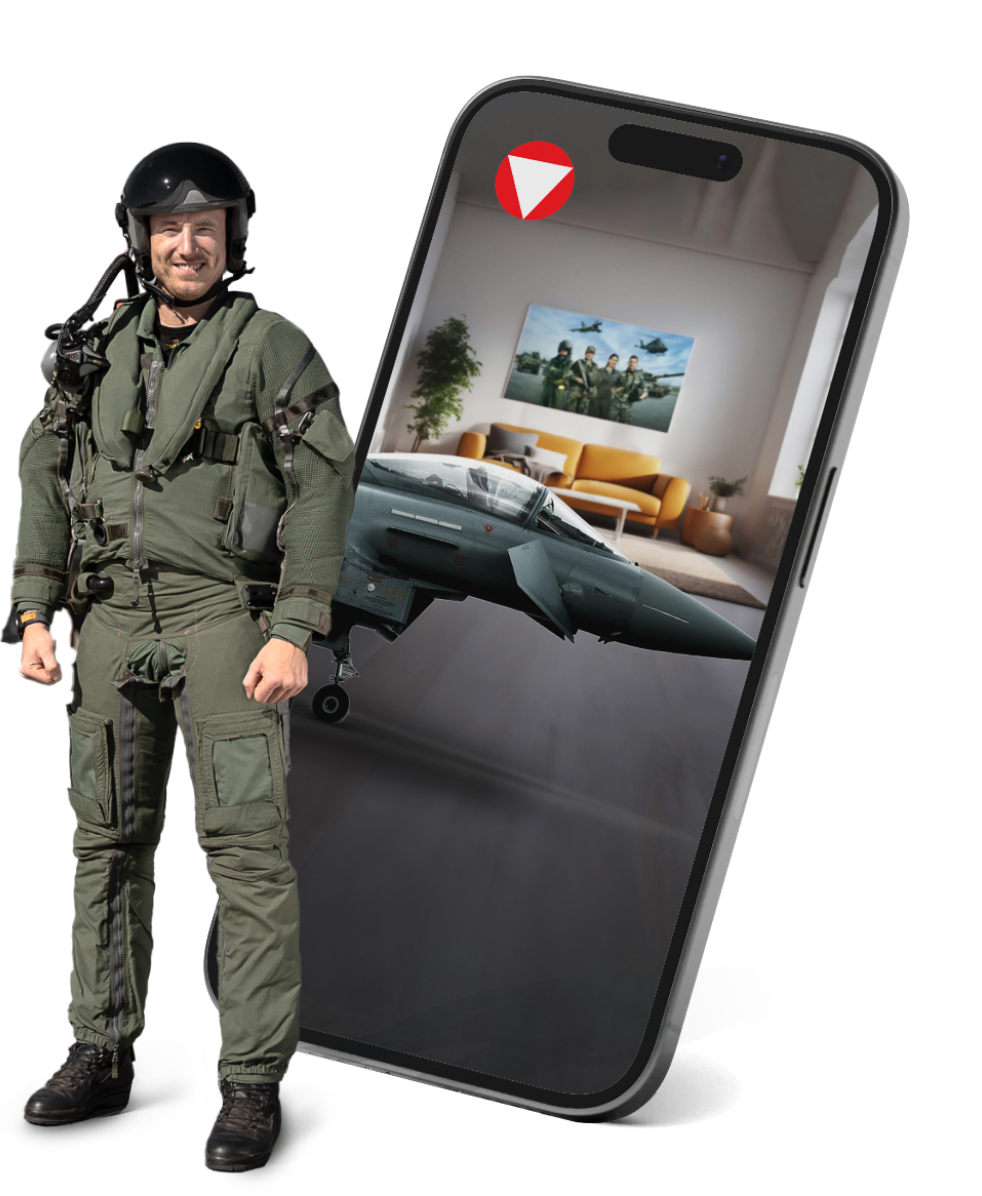 Grafik - Bundesheer Pilot mit AR-App
